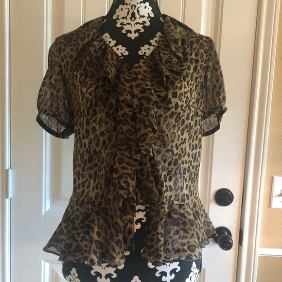 Ralph Lauren Tops - Ralph Lauren Leopard Shirt. Size M